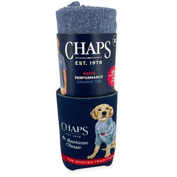 CHAPS The Spirited Tradition Men’s Grey Floral Short Sleeve Graphic Tee XL - Picture 11 of 11